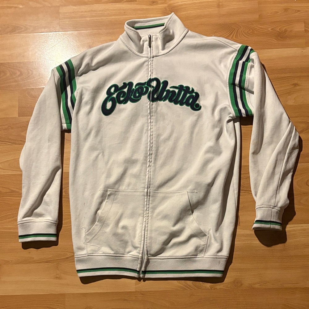Ecko Unlimited White and Green Label Jacket
